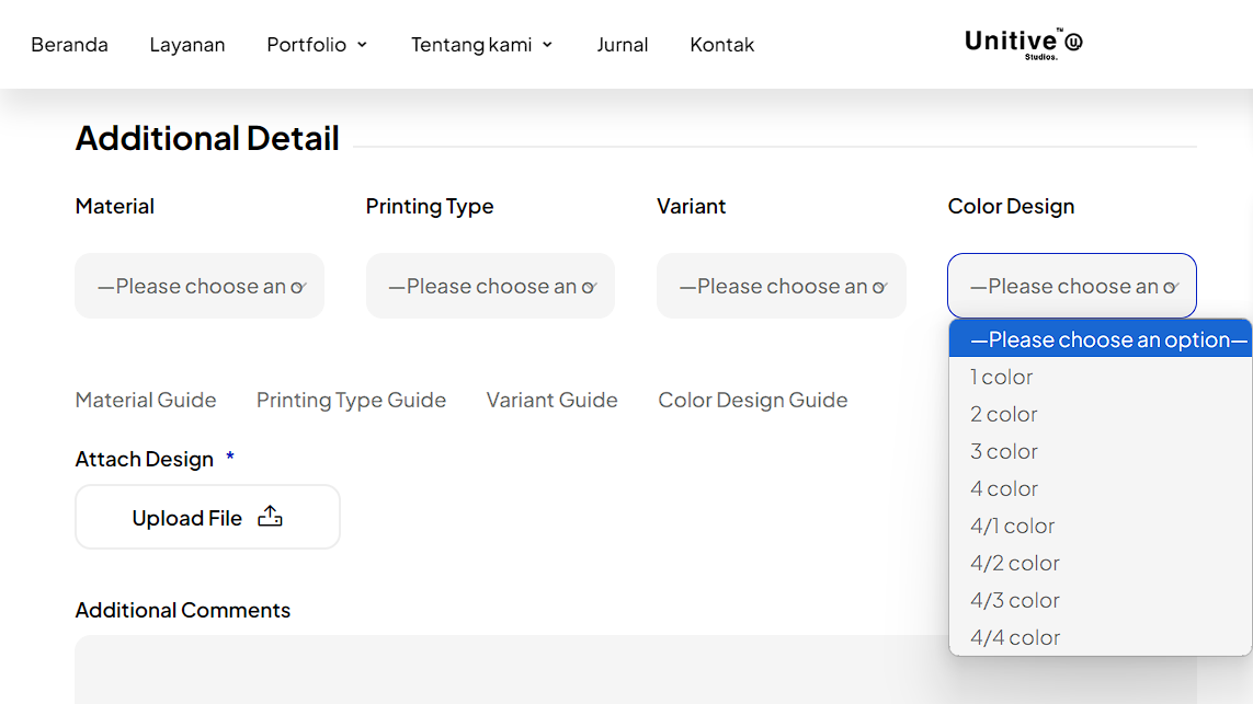 Additional Detail – Color Design